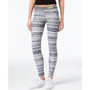 Nike Pro Dri Fit Aztec Print Leggings